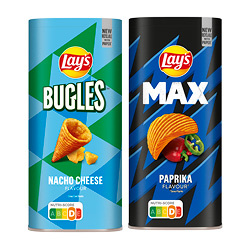 alle Doritos, Bugles en Lay's max snackboxen
