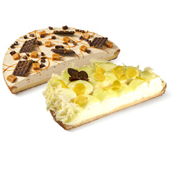 Bakkershart luxe halve vlaaien