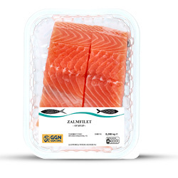zalmfilet op huid bak 2 stuks