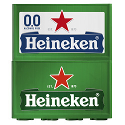 Heineken of Heineken 0.0 krat 24x300 ml