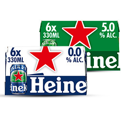 Heineken of Heineken 0.0 blik 6x330 ml