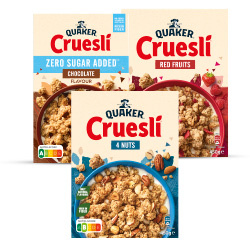 alle Quaker Cruesli of Granola