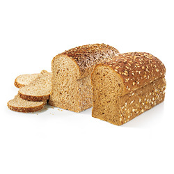 ambachtelijke bakker Waldkorn, grof volkoren of dubbeldonker heel