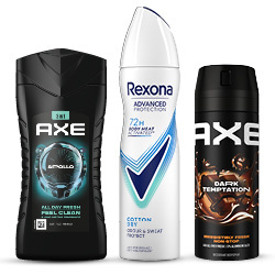 alle Axe of Rexona