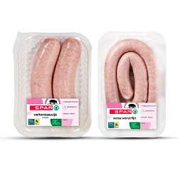 SPAR saucijs- of verse worst fijn