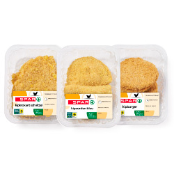 SPAR kipkrokantschnitzel, -cordon bleu, -schnitzel, -satéschnitzel of -burger