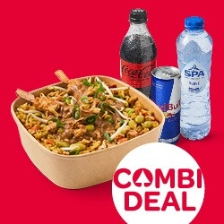 alle FoodClub oosterse maaltijden + gekoeld drankje voor €8.50