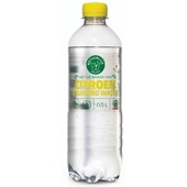 bruisend water met citroen voorkant