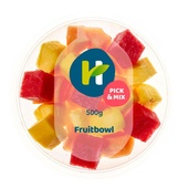 Heathy hand fruitsalade