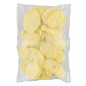aardappel schijfjes achterkant