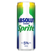 Absolut vodka sprite voorkant