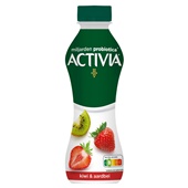 Activia drinkyoghurt kiwi aardbei voorkant