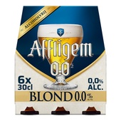 Affligem blond 0.0% achterkant