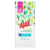 Ajax plant based schoonmaakdoekjes voorkant