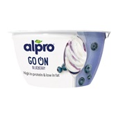 Alpro go on blueberry voorkant