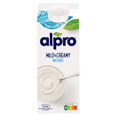Alpro mild & creamy naturel voorkant