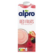 Alpro Soya Drink Rode Vrucht voorkant