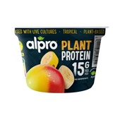 Alpro yoghurt protein tropical voorkant