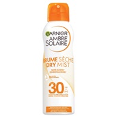 Ambre Solaire zonnebrand hydra protect dry mist SPF 30 voorkant
