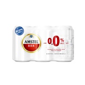 Amstel Bier 0.0% Blik 6X33 Cl voorkant