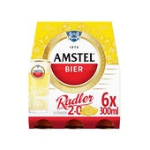 Amstel Bier Radler achterkant