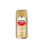 Amstel blond bier voorkant
