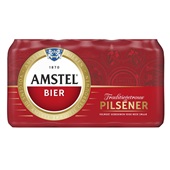 Amstel pilsener 6-pack blik 330 ml voorkant
