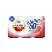 Amstel Radler Grapfruit  0.0% 6X33CL voorkant