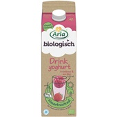 Arla bio drinkyoghurt framboos aardbei voorkant