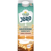 Arla drinkyoghurt vanille achterkant