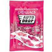 Autodrop bosvruchtrode  cadillacs voorkant