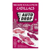Autodrop Bosvruchtrode Cadillacs
 Rode cadillacs achterkant