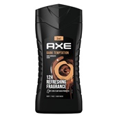 Axe douche gel dark temptation achterkant