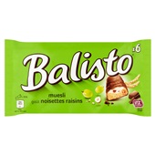 Balisto Chocolade Muesli-Mix 6-Pack voorkant