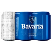 Bavaria pils blik 6-pack voorkant