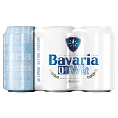 Bavaria Wit Bier Blik 0,0 % 6X33 Cl voorkant