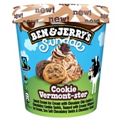 Ben&Jerry ijs Sundae cookie Vermont-ster voorkant