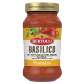 Bertolli pastasaus  tomaat basilicum voorkant