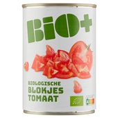 Bio+ Biologische tomatenblokjes voorkant