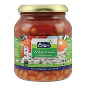 Bio+ Witte Bonen In Tomatensaus voorkant