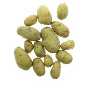 biologische aardappelen kruimig achterkant