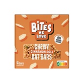 BitesWeLove chewy oatbar cinnamon roll  voorkant