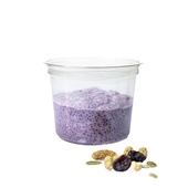 Bloemcool chiapudding paarse  voorkant