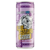 Blue Basterd energy drink cassis voorkant