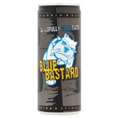 Blue Basterd Energydrank voorkant