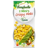 Bonduelle groentenconserven Crispy mais 2x minipacks achterkant