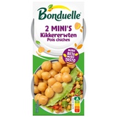 Bonduelle groentenconserven Kikkererwten 2xminipacks achterkant