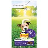Bonzo hondenbrokken mini menu met rund voorkant