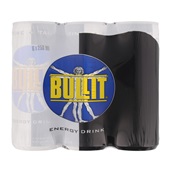 Bullit Energydrank 6 Pack Blik 250Ml voorkant