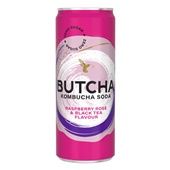 Butcha raspberry rose black tea voorkant